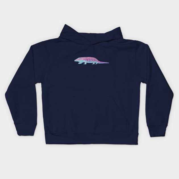 Permian Chroniosuchus Kids Hoodie by BryPK